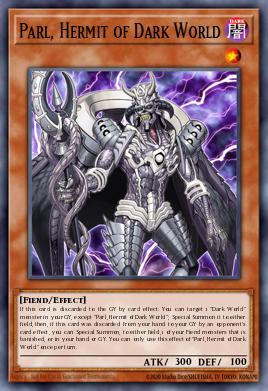 Pojedinačna karta iz seta pod imenom: Parl, Hermit of Dark World