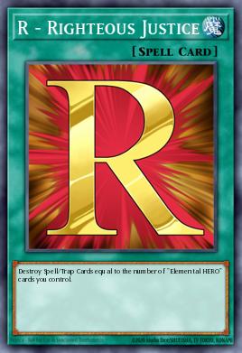 Pojedinačna karta iz seta pod imenom: R - Righteous Justice