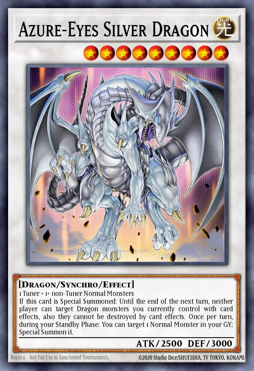 Slika karte: Azure-Eyes Silver Dragon