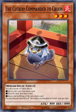 Pojedinačna karta iz seta pod imenom: The Cuckoo Commanded to Croon