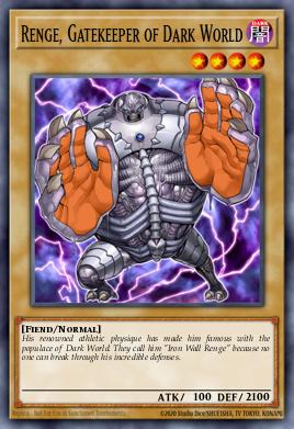 Pojedinačna karta iz seta pod imenom: Renge, Gatekeeper of Dark World