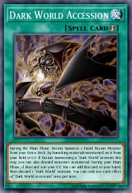 Pojedinačna karta iz seta pod imenom: Dark World Accession