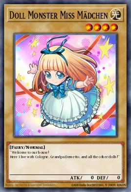 Pojedinačna karta iz seta pod imenom: Doll Monster Miss Mädchen