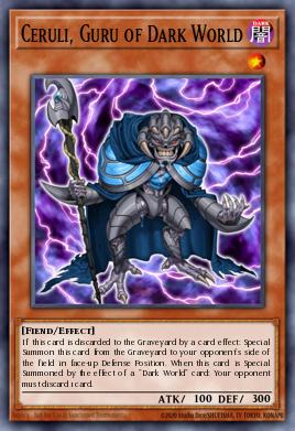Pojedinačna karta iz seta pod imenom: Ceruli, Guru of Dark World