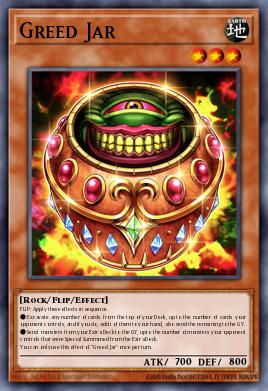 Pojedinačna karta iz seta pod imenom: Greed Jar