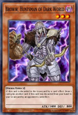 Pojedinačna karta iz seta pod imenom: Broww, Huntsman of Dark World